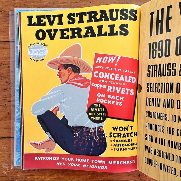 This is a Pair of Levi's Jeans... The Official History of the Levi's Brand - Picture 4 of 8